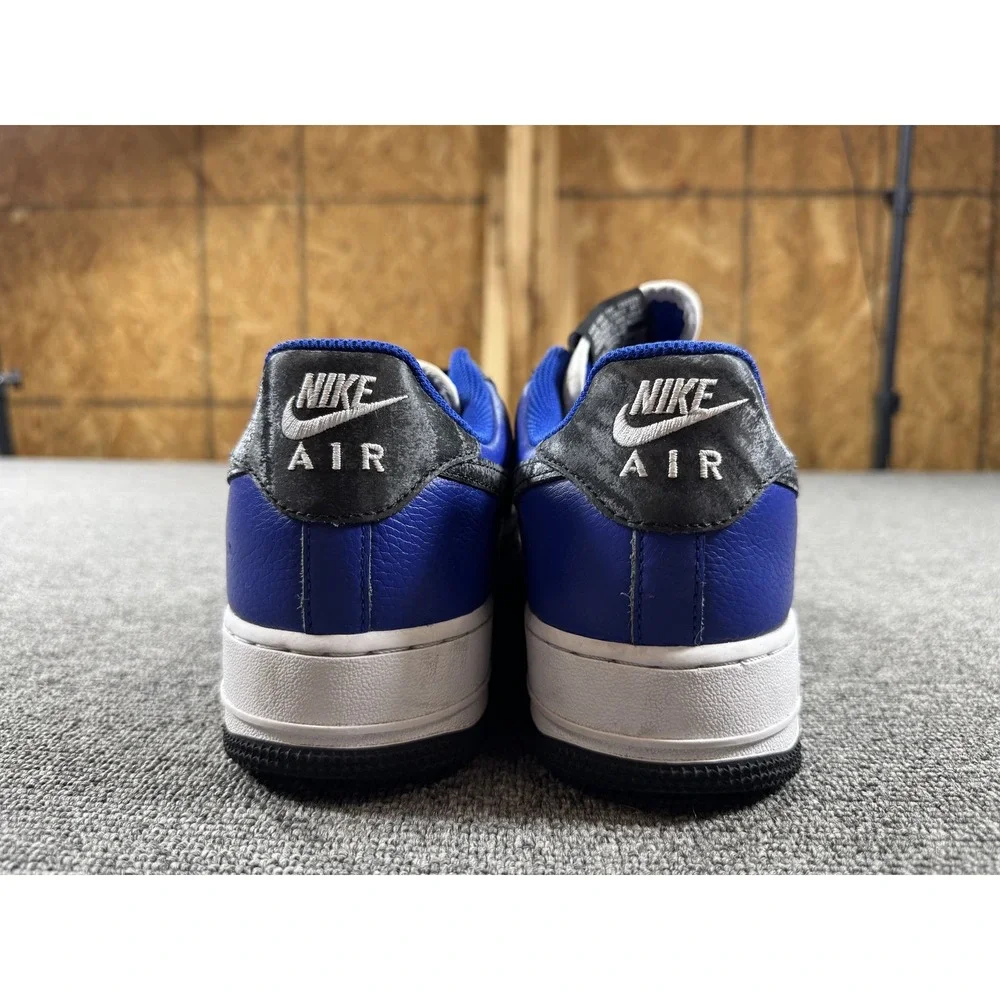 Nike‎ Air Force 1 Low Shoes Mens 9.5 Blue White Nike By You Sneakers DV3892 900